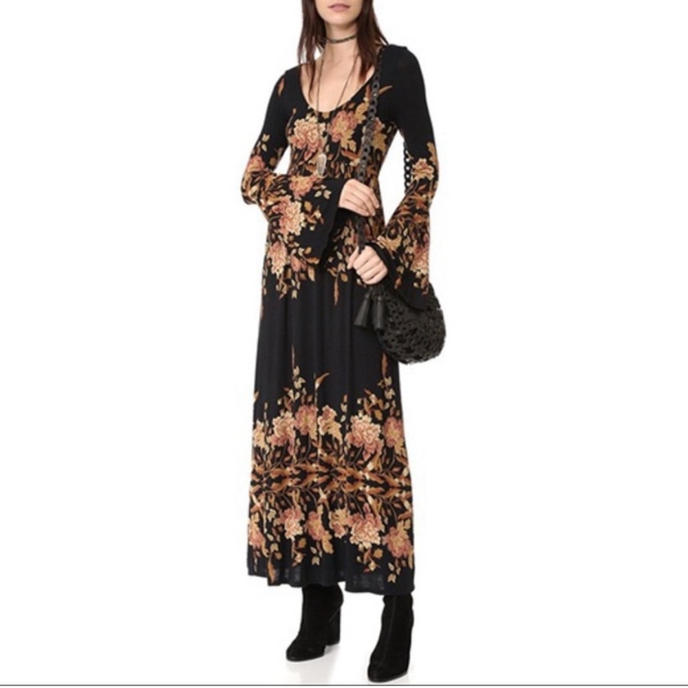 Midnight Garden Free People Maxi Dress